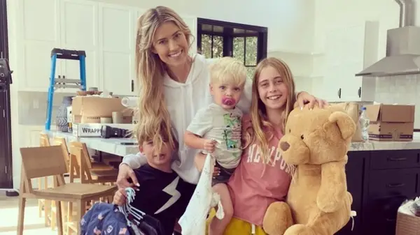 Christina Haack with her three kids