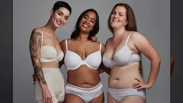 People wearing underwear