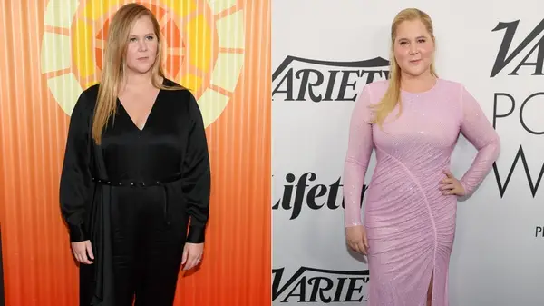 Amy Schumer in 2019 and 2024