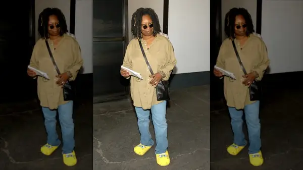 Whoopi Goldberg on the red carpet in 2003