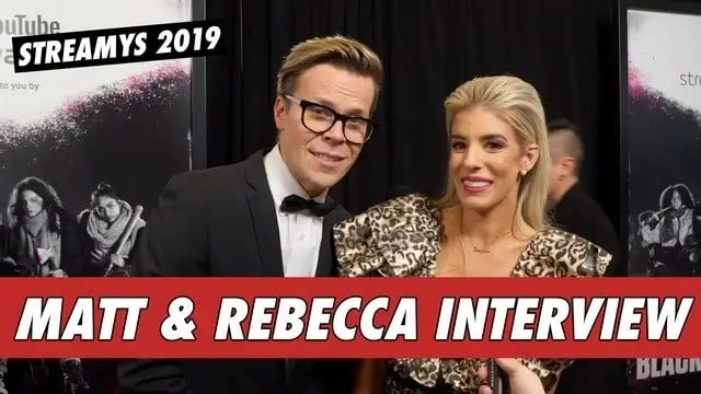 Entrevista com Matt e Rebecca - Streamys 2019